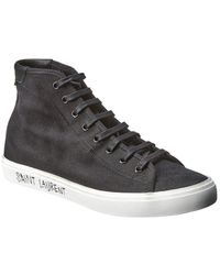 saint laurent malibu canvas sneakers