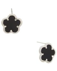 Juvell - 18K Plated Clover Earring - Lyst