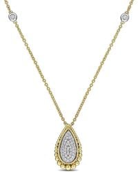 Rina Limor - 14k 0.34 Ct. Tw. Diamond Statement Necklace - Lyst