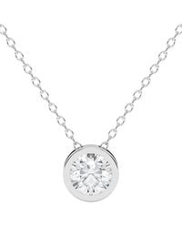 Lab Grown Diamonds - 14K 1.25 Ct. Tw. Lab-Grown Diamond Necklace - Lyst
