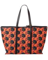 MCM - Cubic Monogram Jacquard Shopper Tote - Lyst