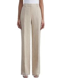 Lafayette 148 New York - Gates Full Leg Linen & Silk-Blend Pant - Lyst