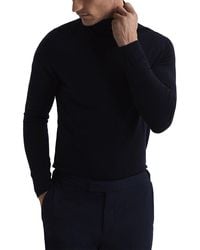 Reiss - Caine Slim Fit Merino Wool Roll Neck Sweater - Lyst