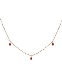 Diana M. Jewels - Fine Jewelry 14k Rose Gold 0.92 Ct. Tw. Ruby Necklace - Lyst