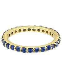 Forever Creations USA Inc. - Forever Creations 14K 1.25 Ct. Tw. Sapphire Stackable Eternity Ring - Lyst