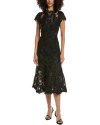 Jonathan Simkhai - Laura Guipure Lace Cap Sleeve Midi Dress - Lyst