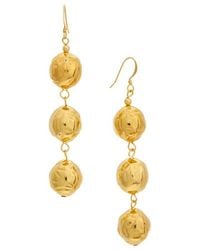 Kenneth Jay Lane - 18K Plated Dangle Earrings - Lyst