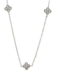 Juvell - Plated Cz Toggle Necklace - Lyst