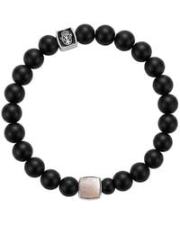 Karma and Luck - Birthstone Plated Gemstone Stretch Bracelet - Lyst