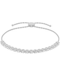 Lab Grown Diamonds - 14K 0.75 Ct. Tw. Lab Grown Diamond Tennis Bolo Bracelet - Lyst