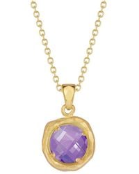 Reiss - 14k 1.80 Ct. Tw. Amethyst Necklace - Lyst