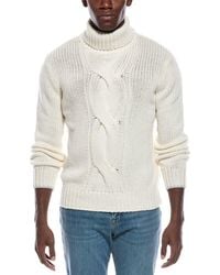 Brunello Cucinelli - Cable 100% Cashmere Turtleneck Sweater - Lyst