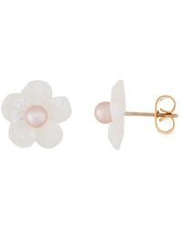 Splendid - 14k 3.5-4mm Freshwater Pearl Earrings - Lyst
