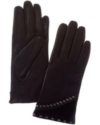 Sofiacashmere - Sofiacashmere Classic Cashmere-Lined Nappa Leather Gloves - Lyst