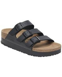 Birkenstock - Florida Vegan Flex Platform Birko-Flor Sandal - Lyst