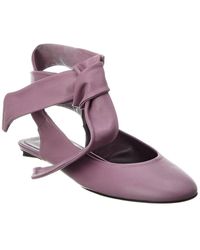 The Attico - Cloe Leather Ballet Flat - Lyst