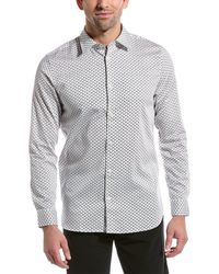 Ted Baker - Willuw Line Geo Print Woven Shirt - Lyst