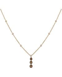 Le Vian - Le Vian Chocolate Diamonds 14k Rose Gold 1.17 Ct. Tw. Diamond Drop Pendant Necklace - Lyst
