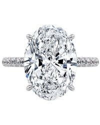 Lab Grown Diamonds - 14K 9.50 Ct. Tw. Lab-Grown Diamond Ring - Lyst