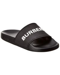 Burberry Kingdom Print Slide - Black