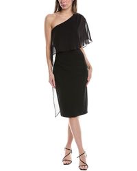 Adrianna Papell - Sheath Off The Shoulder Dress - Lyst