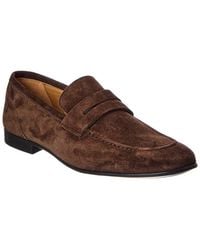 M by Bruno Magli - Valerio Suede Penny Loafer - Lyst