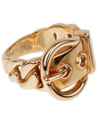 Hermès - 18K Paris Belt Buckle Ring (Authentic Pre-Owned) - Lyst
