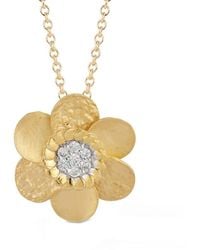 Reiss - 14k 0.07 Ct. Tw. Diamond Pendant Necklace - Lyst