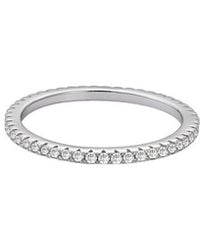 Adornia - Cz Eternity Band Ring - Lyst