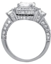 Diana M. Jewels - Fine Jewelry 18k 2.42 Ct. Tw. Diamond Half-set Ring - Lyst