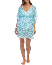 Bleu Rod Beattie - Packing A Punch Caftan Cover-Up - Lyst