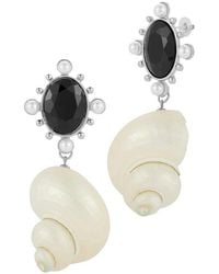 Sphera Milano - Plated Cz Earrings - Lyst
