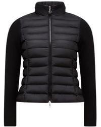 Moncler - Padded Wool-Blend Cardigan - Lyst