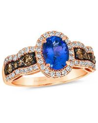 Le Vian - Blueberry Tanzanite 14K Rose 1.68 Ct. Tw. Diamond & Tanzanite Ring - Lyst