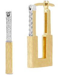 Reiss - 14K 0.10 Ct. Tw. Diamond Earrings - Lyst