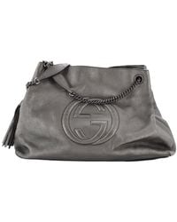 Gucci - Leather Soho Chain Strap Shoulder Bag Large (Authentic Pre-Loved) - Lyst