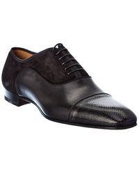 christian louboutin men's oxfords