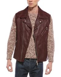 Brunello Cucinelli - Leather Vest - Lyst
