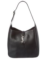 Saint Laurent - Le 5 A 7 Small Leather Hobo Bag - Lyst