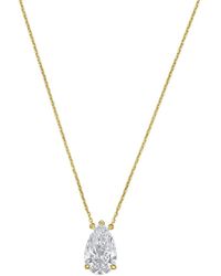 Diana M. Jewels - Diana M. 14K 10.00 Ct. Tw. Lab-Grown Diamond Pendant Necklace - Lyst