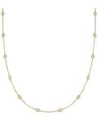 Diana M. Jewels - Diana M. Fine Jewelry 14K 4.00 Ct. Tw. Lab Grown Diamond By The Yard Necklace - Lyst