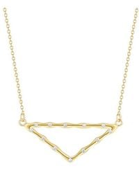 Reiss - 14K 0.22 Ct. Tw. Diamond Necklace - Lyst