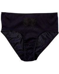 Hanro - Floral Embroidered Full Brief - Lyst