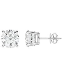 Lab Grown Diamonds - 14K 8.00 Ct. Tw. Lab-Grown Diamond Earrings - Lyst