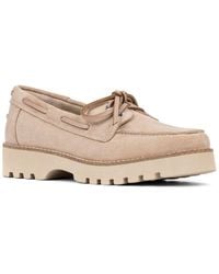 Donald J Pliner - Harlie02 Suede Lug Bottom Boat Shoe - Lyst