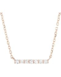 Diamond Select Cuts - 14K Rose 0.1 Ct. Tw. Diamond Necklace - Lyst