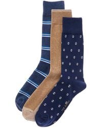 Ted Baker - 3Pk Crew Socks - Lyst