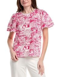 KARL LAGERFELD - Printed Blouse - Lyst