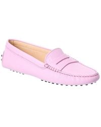 Tod's - Gommino Leather Loafer - Lyst
