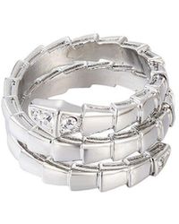 Adornia - Plated Snake Double Wrap Ring - Lyst